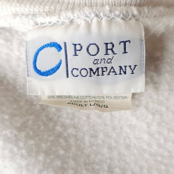 Vintage Baseball Sweatshirt Mens Size Large Gray Cranberry Classic Henderson - Picture 5 of 6